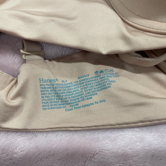 Hanes Light Tan Comfort Bra - Picture 3 of 3